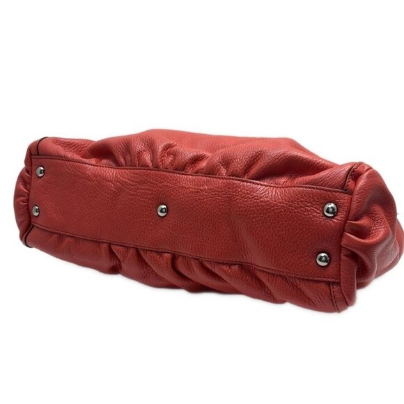 GUCCI Abbey Red Leather - Handbag 388-081625 - Picture 4 of 9